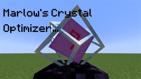 marlow's crystal optimizer 1.20 19) aims to enhance the game’s performance and boost frames per second (FPS)